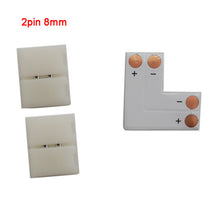 Load image into Gallery viewer, 5~500set L Shape 2pin 3pin 4pin 5pin 6pin LED Connector For connecting corner right angle 5050 RGB RGBW 3528 ws2812 LED Strip