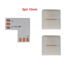 Load image into Gallery viewer, 5~500set L Shape 2pin 3pin 4pin 5pin 6pin LED Connector For connecting corner right angle 5050 RGB RGBW 3528 ws2812 LED Strip