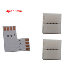 Load image into Gallery viewer, 5~500set L Shape 2pin 3pin 4pin 5pin 6pin LED Connector For connecting corner right angle 5050 RGB RGBW 3528 ws2812 LED Strip