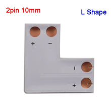 Load image into Gallery viewer, 5~500set L Shape 2pin 3pin 4pin 5pin 6pin LED Connector For connecting corner right angle 5050 RGB RGBW 3528 ws2812 LED Strip