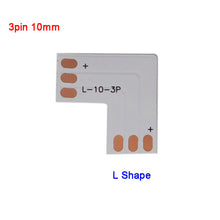 Load image into Gallery viewer, 5~500set L Shape 2pin 3pin 4pin 5pin 6pin LED Connector For connecting corner right angle 5050 RGB RGBW 3528 ws2812 LED Strip