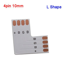 Load image into Gallery viewer, 5~500set L Shape 2pin 3pin 4pin 5pin 6pin LED Connector For connecting corner right angle 5050 RGB RGBW 3528 ws2812 LED Strip