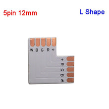 Load image into Gallery viewer, 5~500set L Shape 2pin 3pin 4pin 5pin 6pin LED Connector For connecting corner right angle 5050 RGB RGBW 3528 ws2812 LED Strip